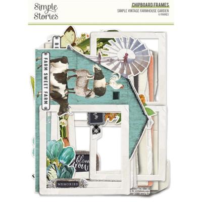 Simple Stories Simple Vintage Farmhouse Garden Die Cuts - Chipboard Frames